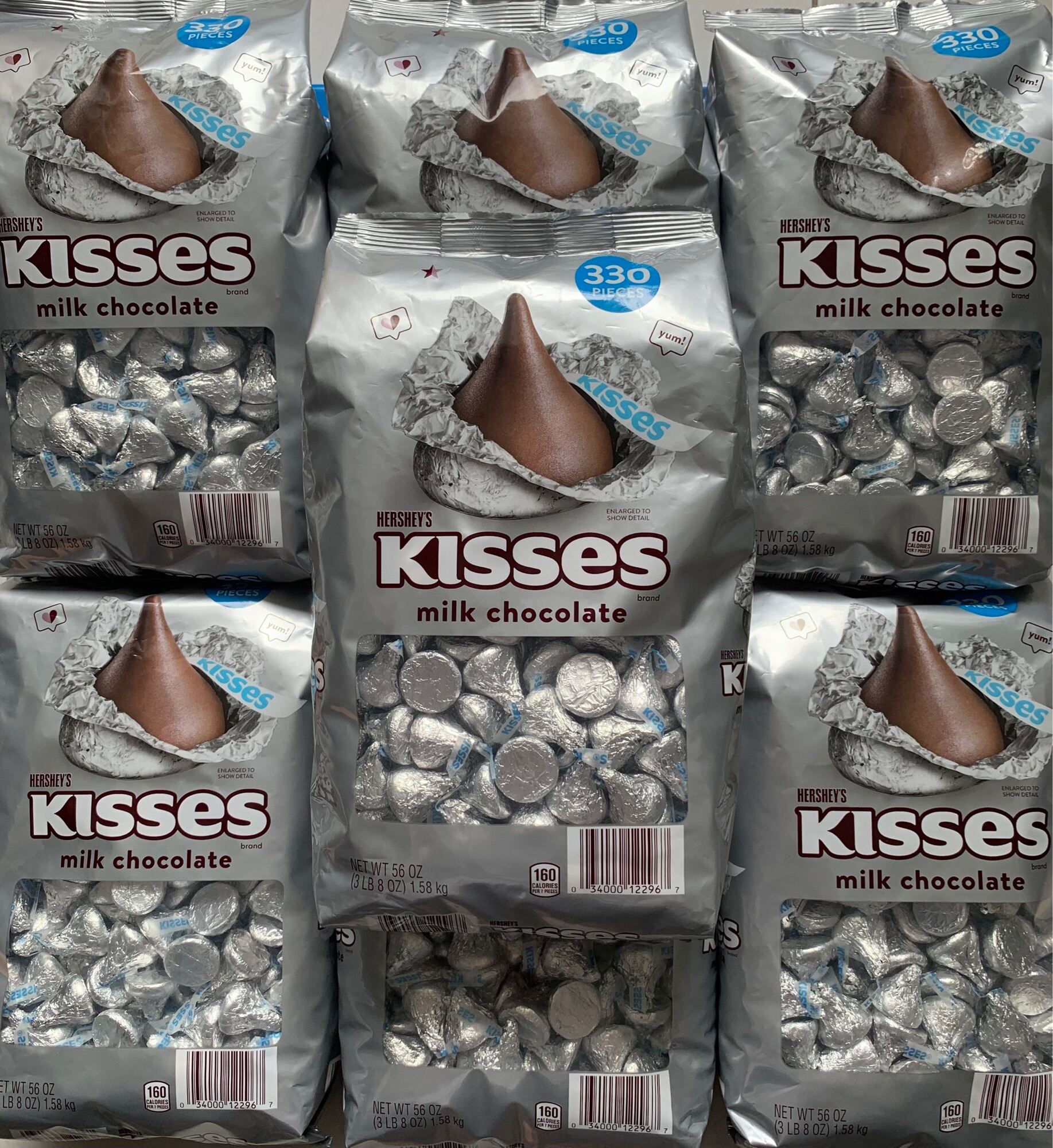 Kẹo Chocolate Hersheys Kisses Milk 1 58 Kg Của Mỹ Lazada vn