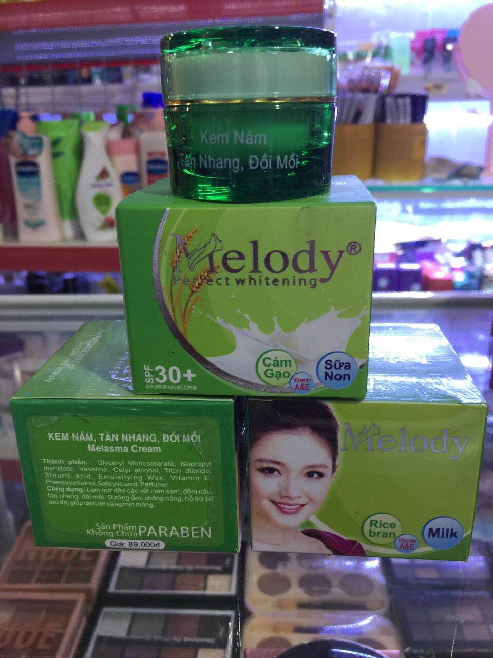 Kem Nám Tàn Nhang Đồi Mồi Melody 8g