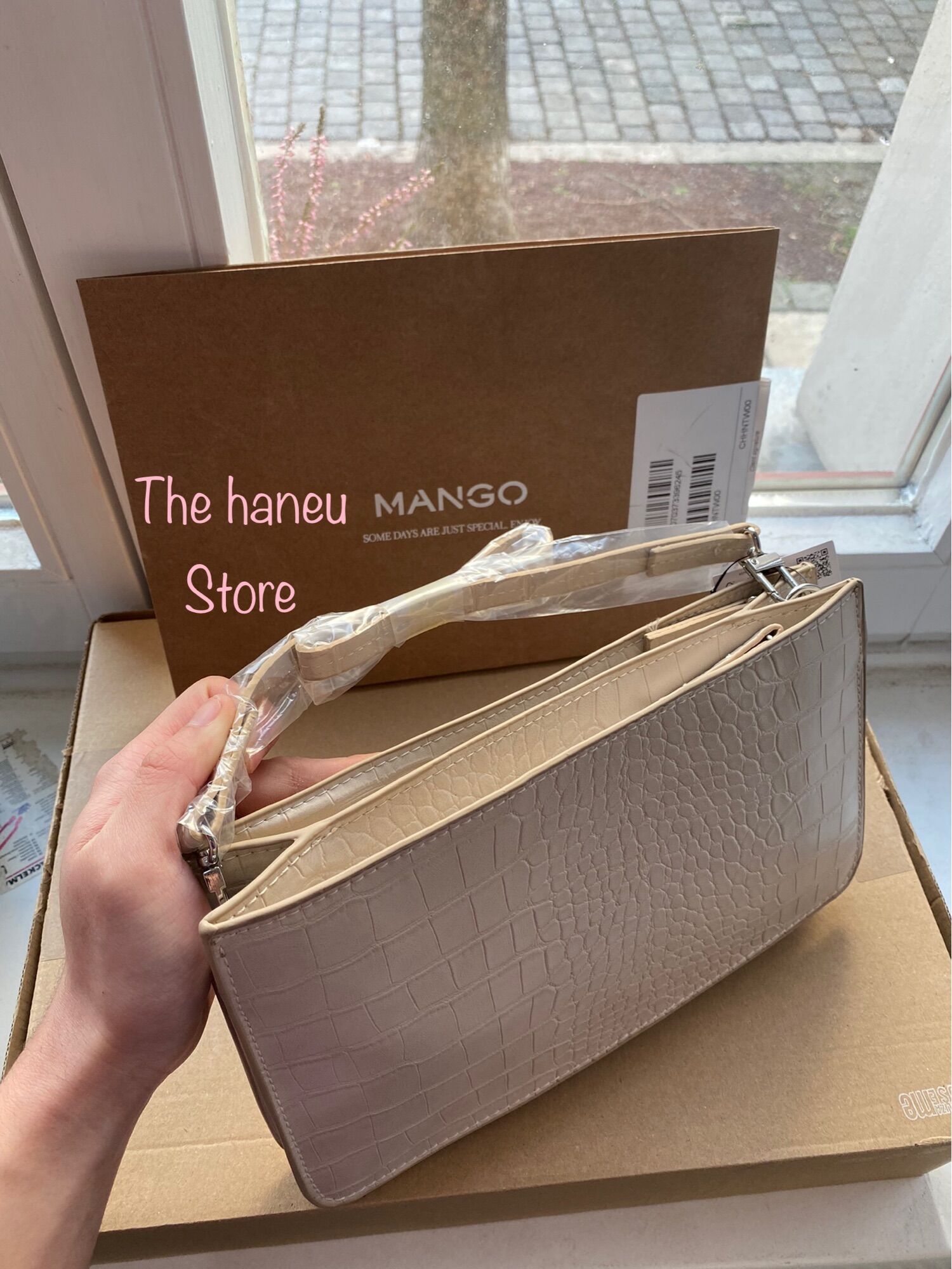 Túi Mango Auth store Đức hai kiểu quai (fullbill và ảnh thật) MST72