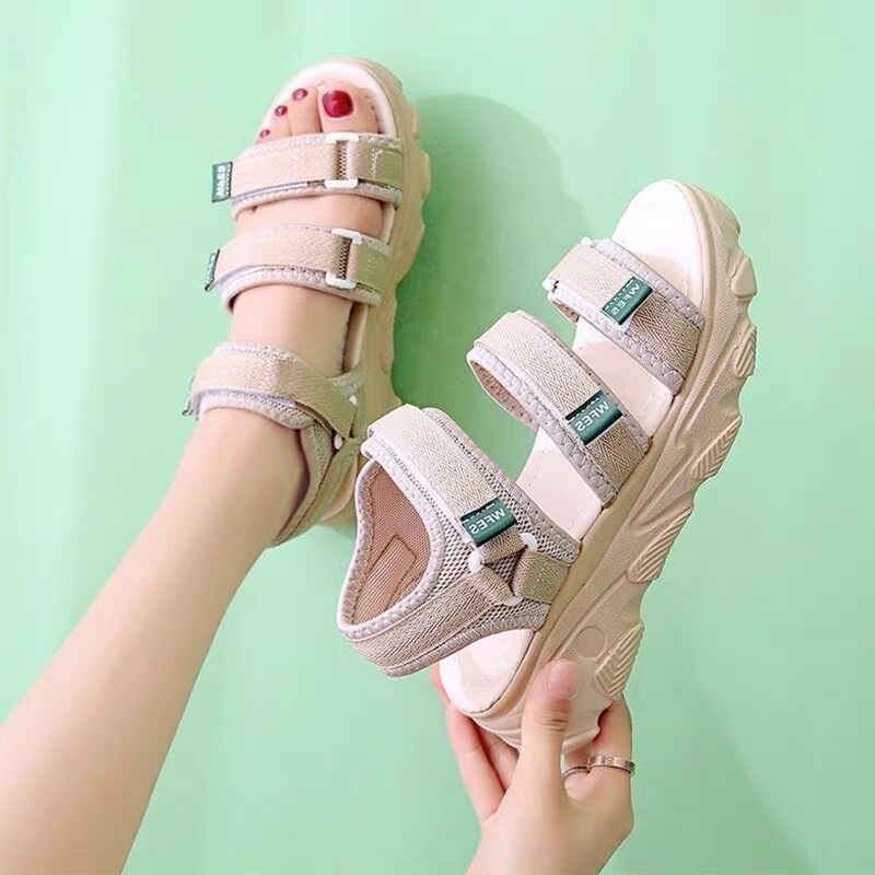 Sandan nữ 3 quai đế sóng mã 99
