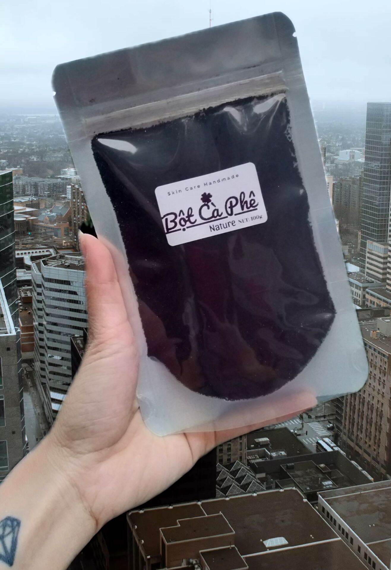 Bột Cà Phê. 100gr (tẩy tế bào chết Body) giá rẻ