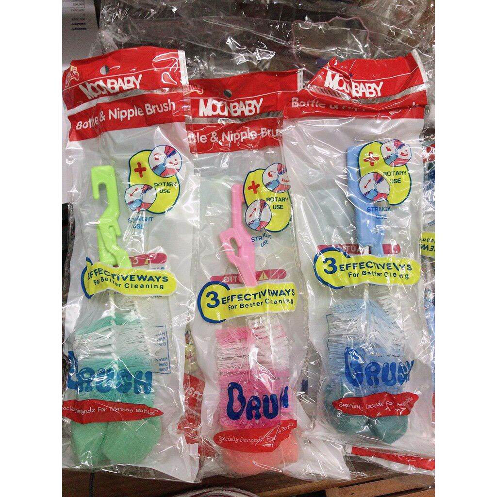 🏪 HCM 💗  Bộ cọ súc bình sữa 2 chi tiết ( 1 bộ gồm : 1 cây cọ súc bình và 1 cây cọ súc nấm ty )