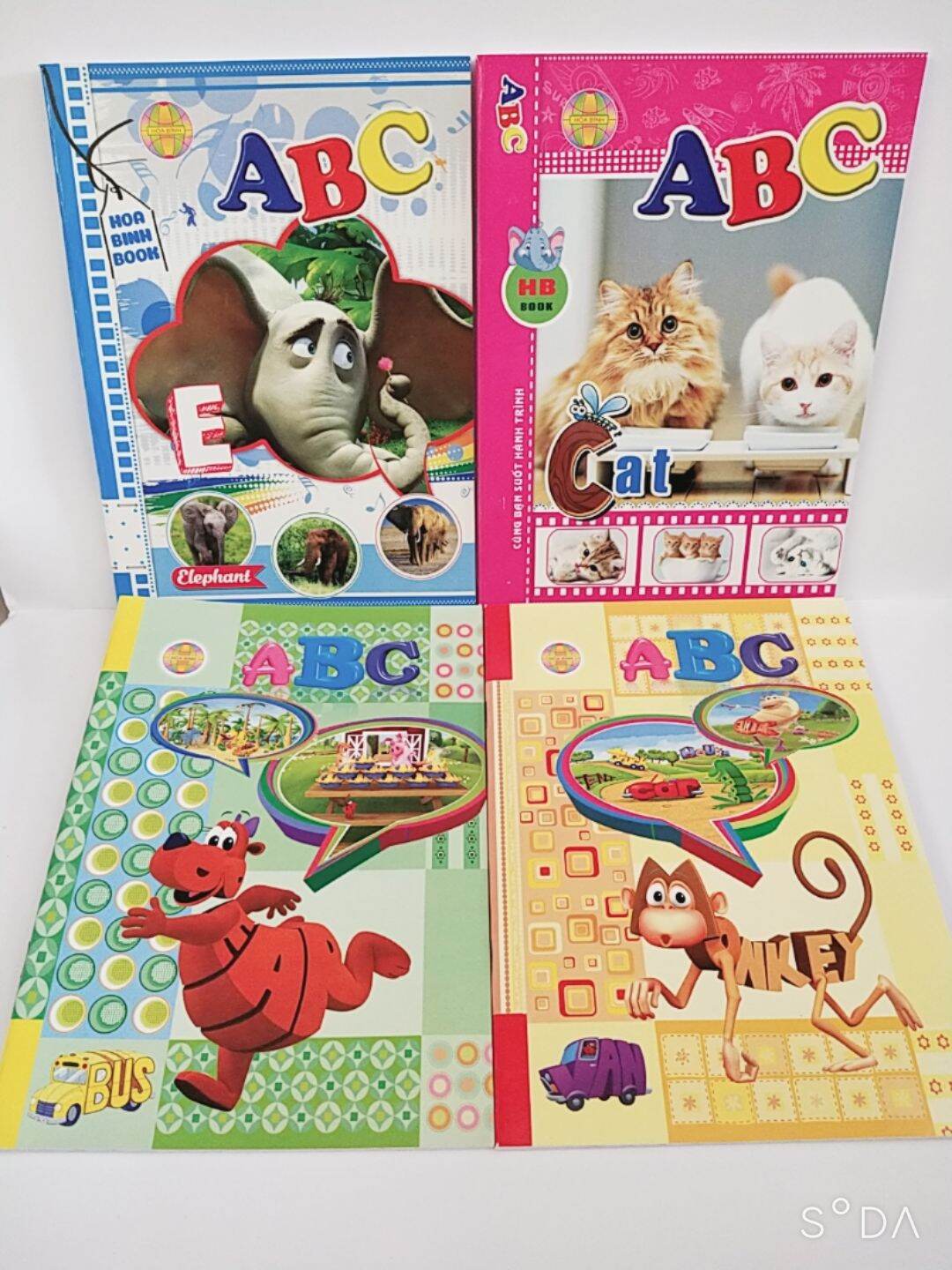 combo 5 cuốn tập học sinh 96 trang ABC hòa bình 5ô