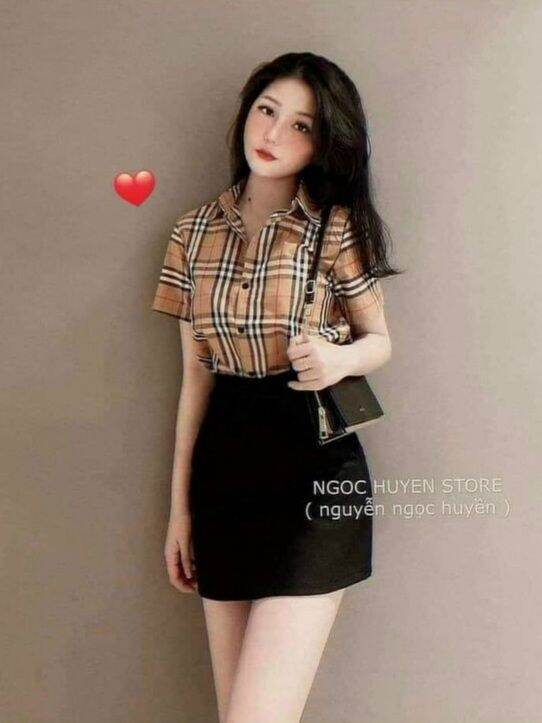Áo Sơ Mi BBR Caro Xinh
