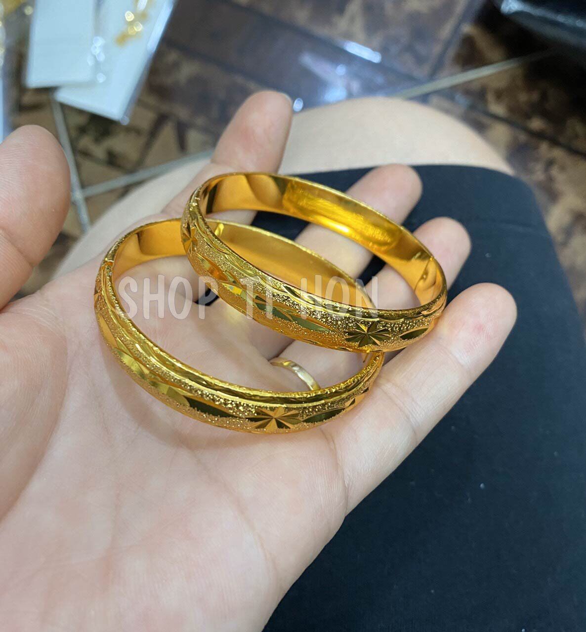 Vòng tay cô dâu mạ vàng 24k cao cấp ( 1 vòng )