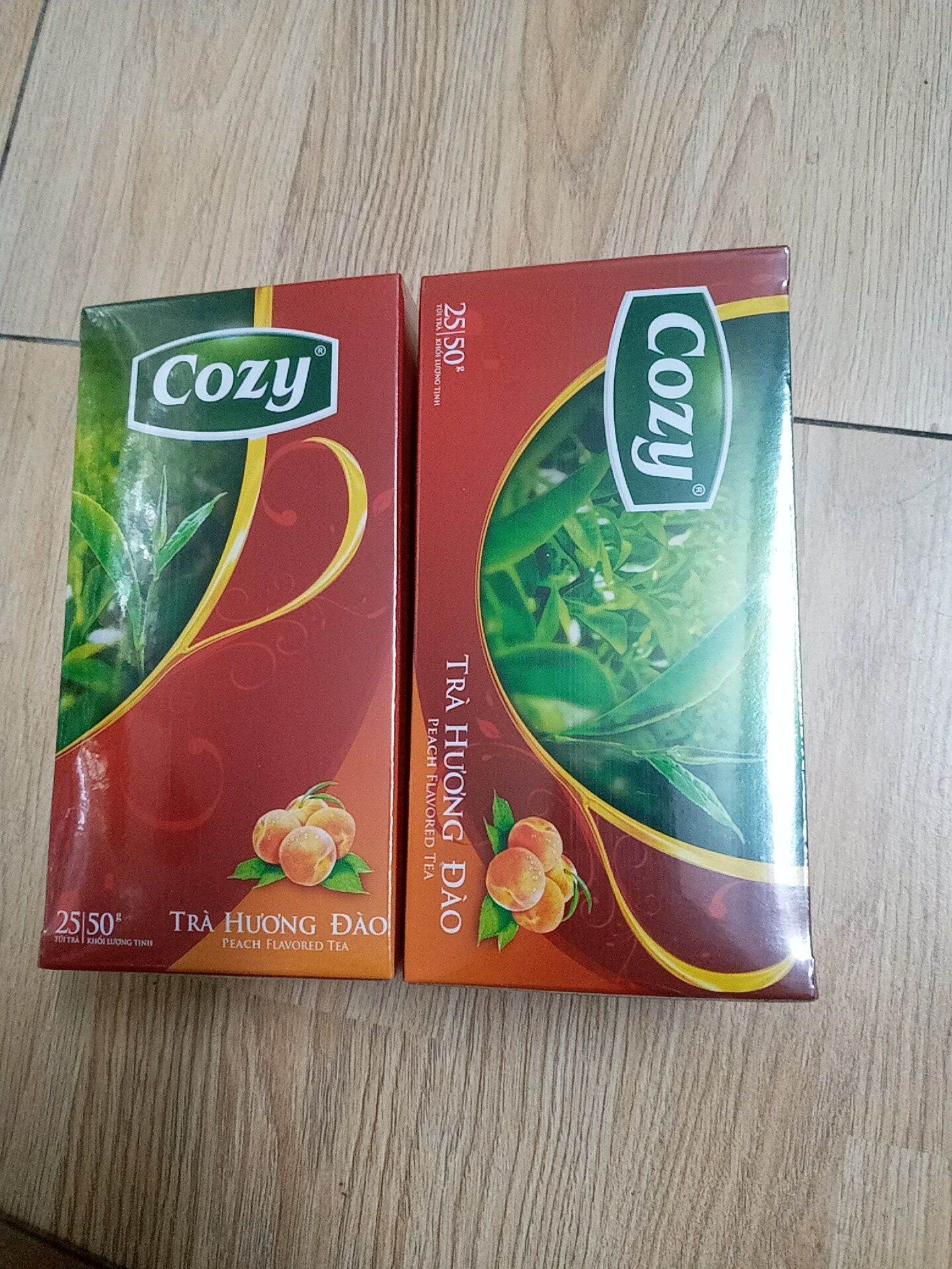 Trà cozy đào túi lọc 50gr