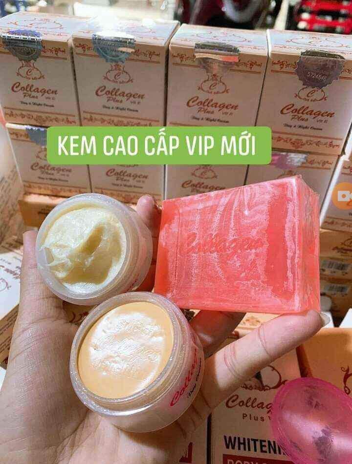 Kem collagen plus vit e cao câp dành cho da nám tàn nhang