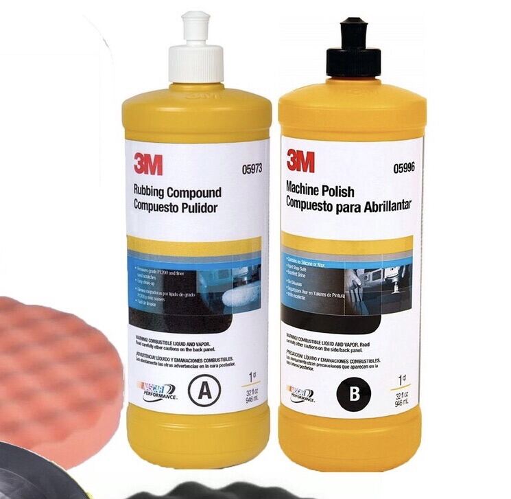 Bộ Sản Phẩm 2 Chai Xi Đánh Bóng Ô Tô Xe Máy 3M 05996 05973 - Trường Thịnh Sài Gòn