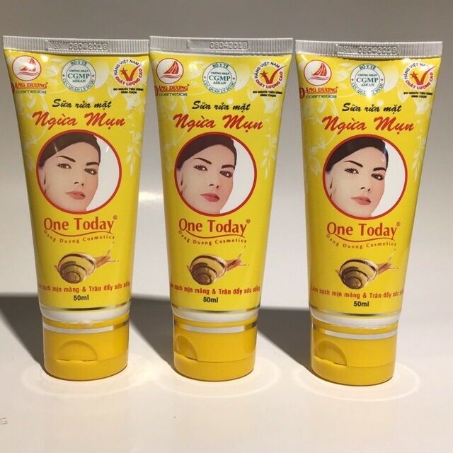 ✅CHÍNH HÃNG-Sữa rửa mặt ngừa mụn One Today ốc sên 50ml
