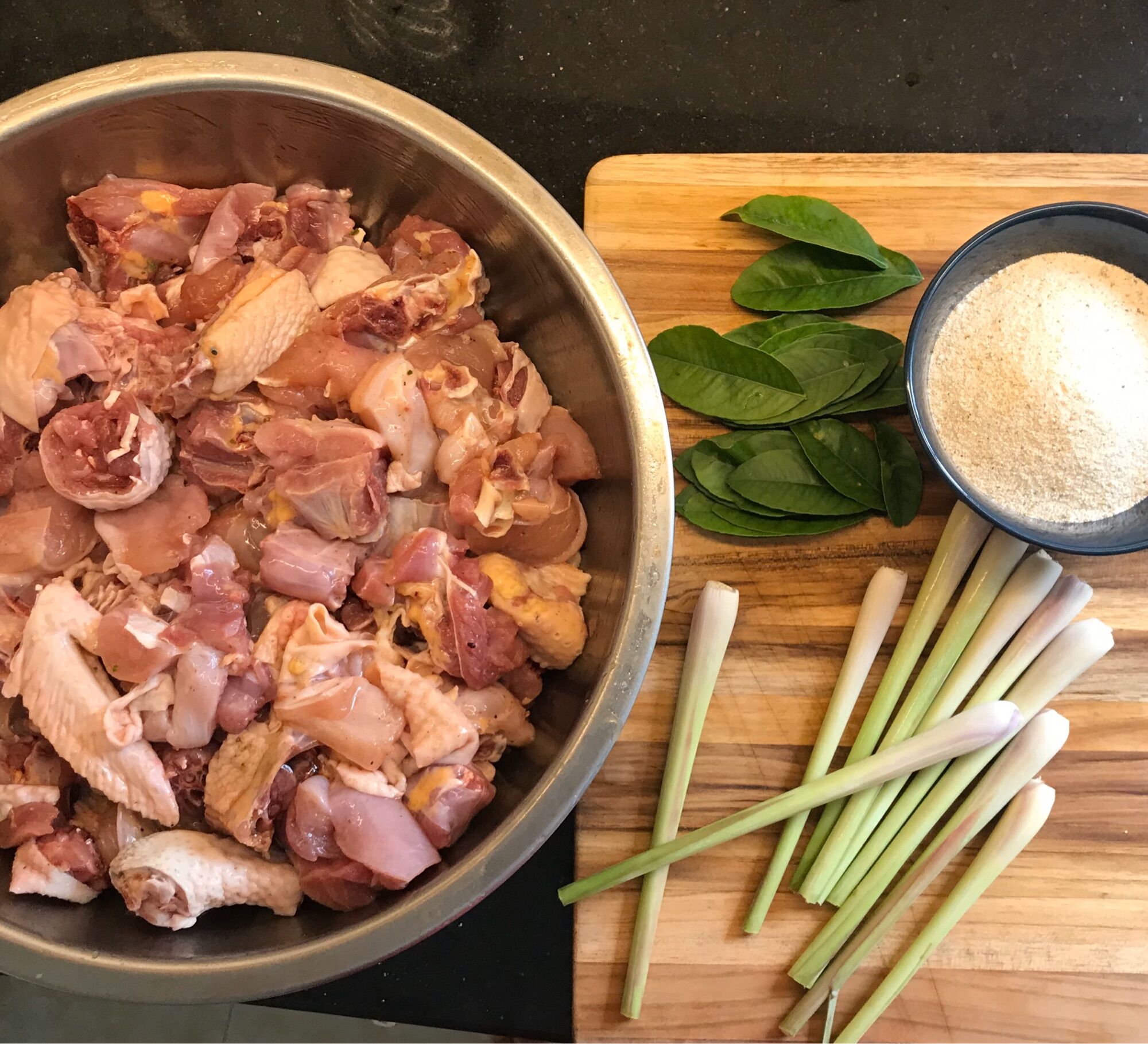 Bột rang muối (muối rang gà) chuẩn vị nhà làm 250gr