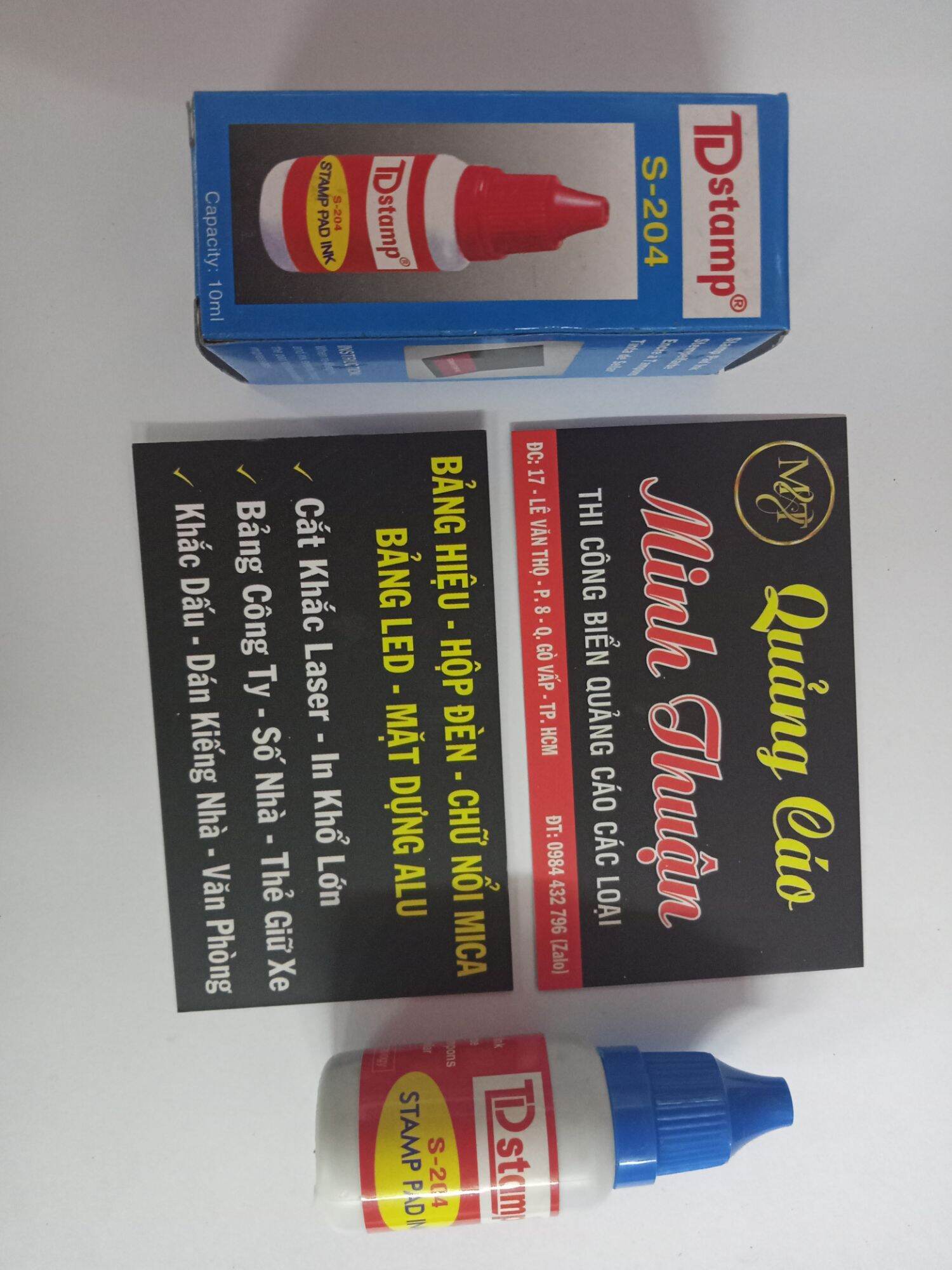 Mực Dấu Dstamp Xanh - Đỏ 10ml
