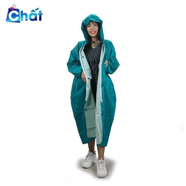 Áo mưa dây kéo vân tổ ong hàng tốt đủ màu