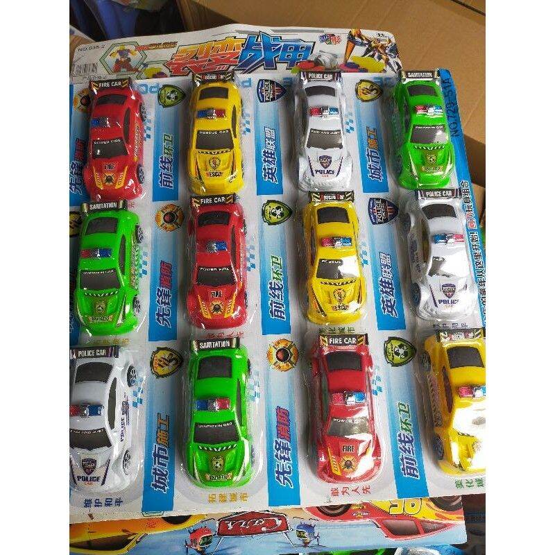 Vỉ 12 xe đồ chơi cảnh sát loại đẹp