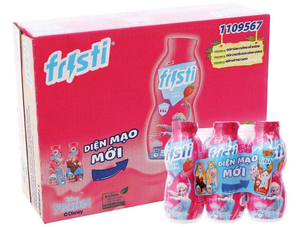 Thùng 48 chai sữa chua uống Fristi ĐỦ VỊ 80ml