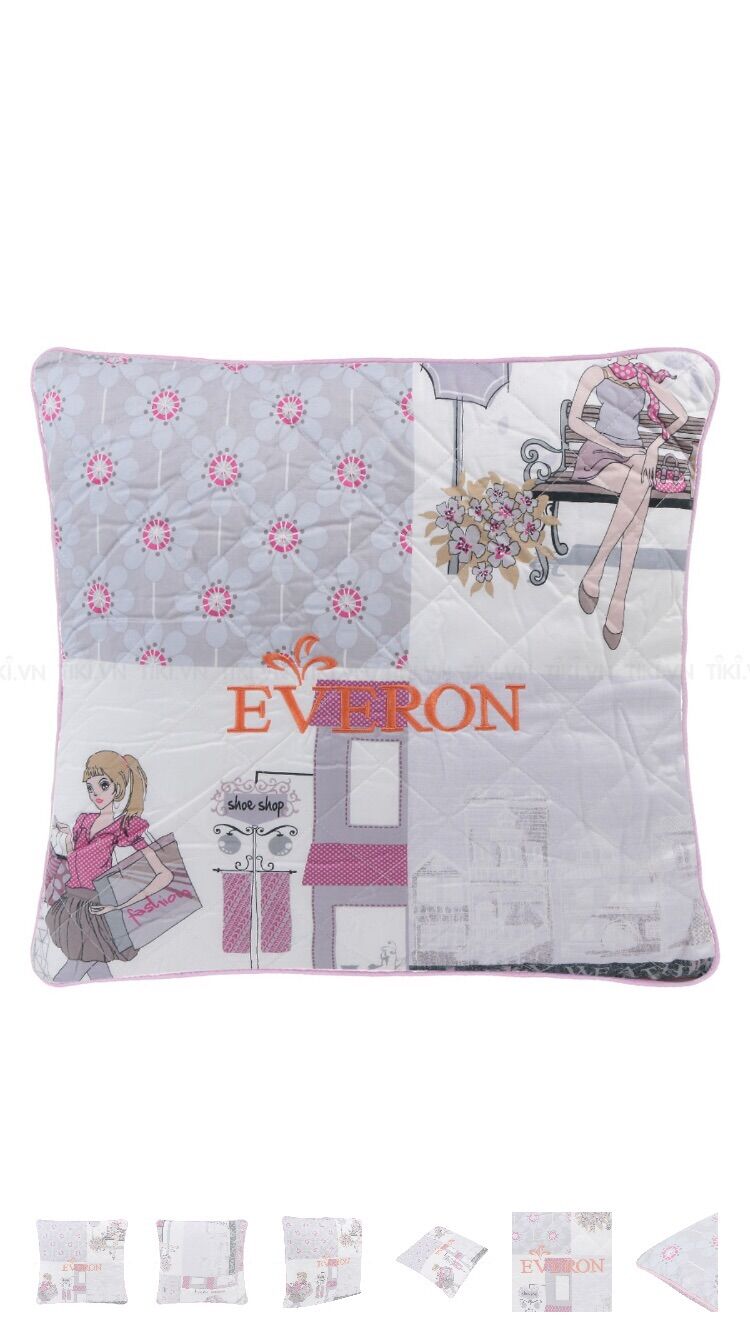 Gối tựa Everon size 45x45 (cả ruột và vỏ gối)