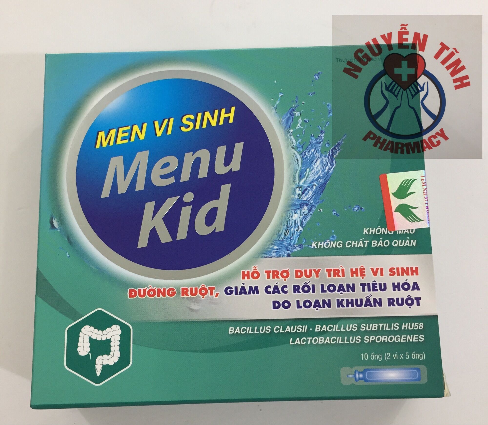 Men vi sinh Menu Kid hộp 15 ống