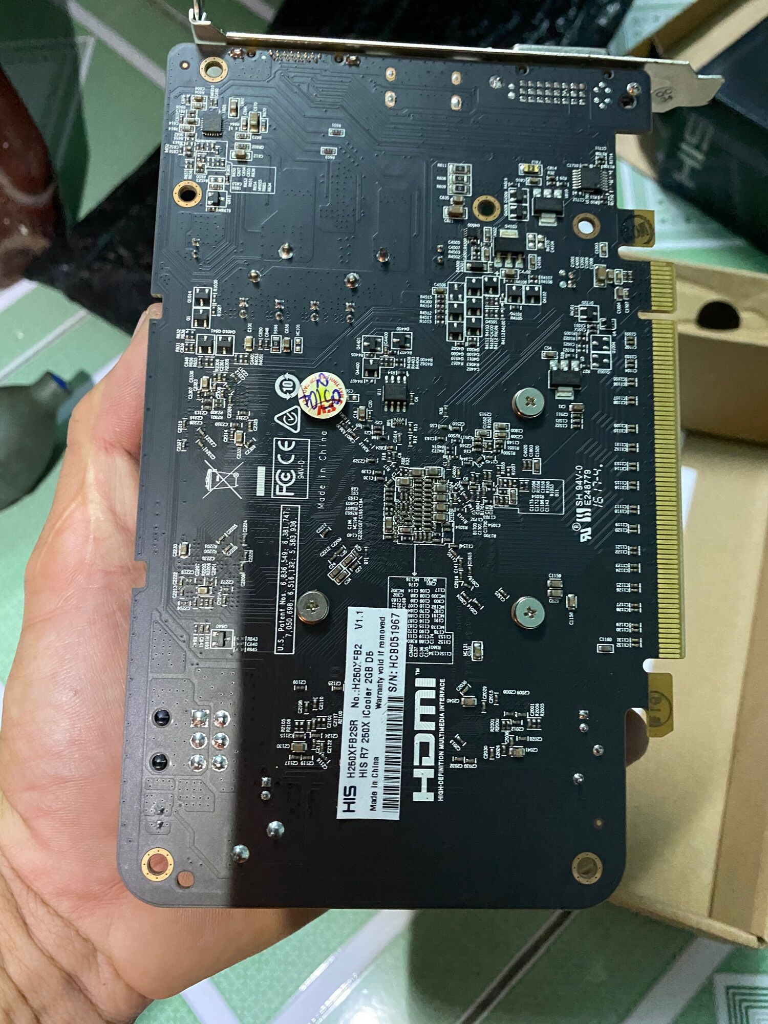 VGA His R7 250X 2G D5 Cũ (Likenew, FullBox)