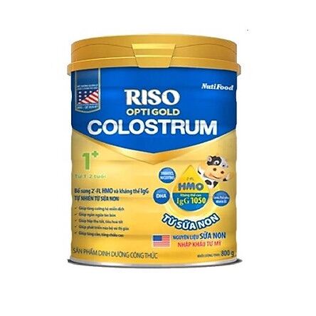 Sữa bột Riso optigold colostrum 1+ 800g thumbnail