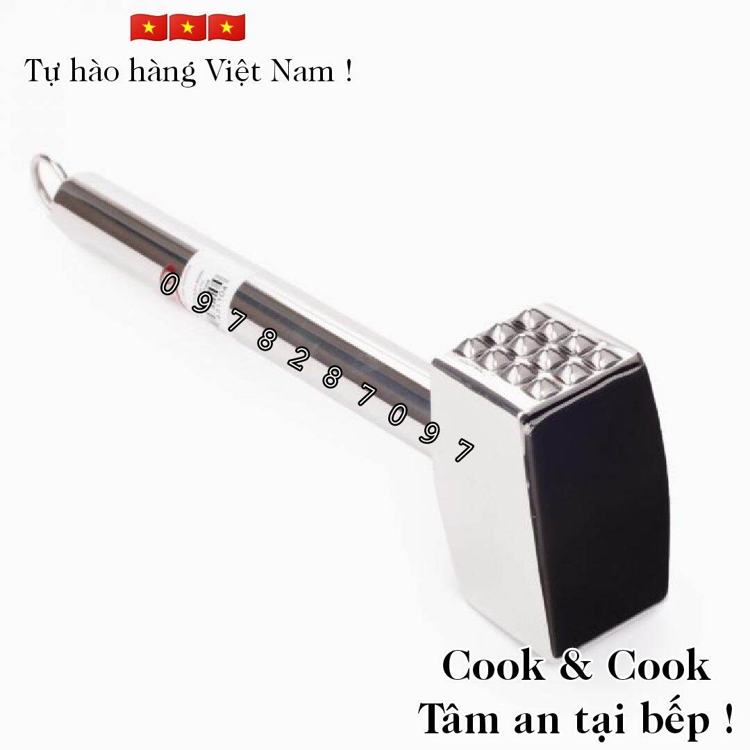 Búa đập thịt inox 304 cao cấp chính hãng Vietcook