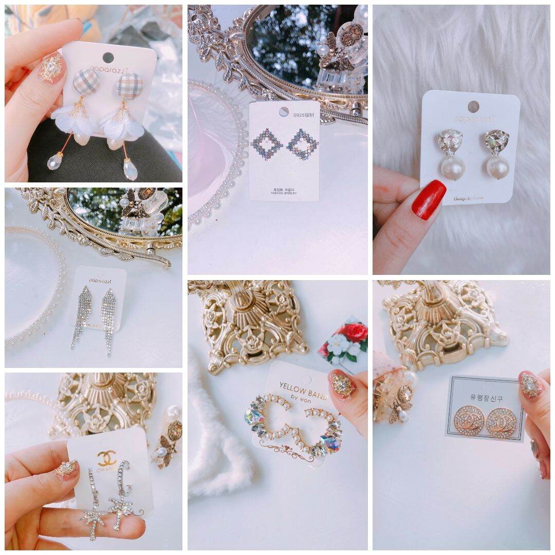 Bông tai mẫu mới. Được chọn mẫu