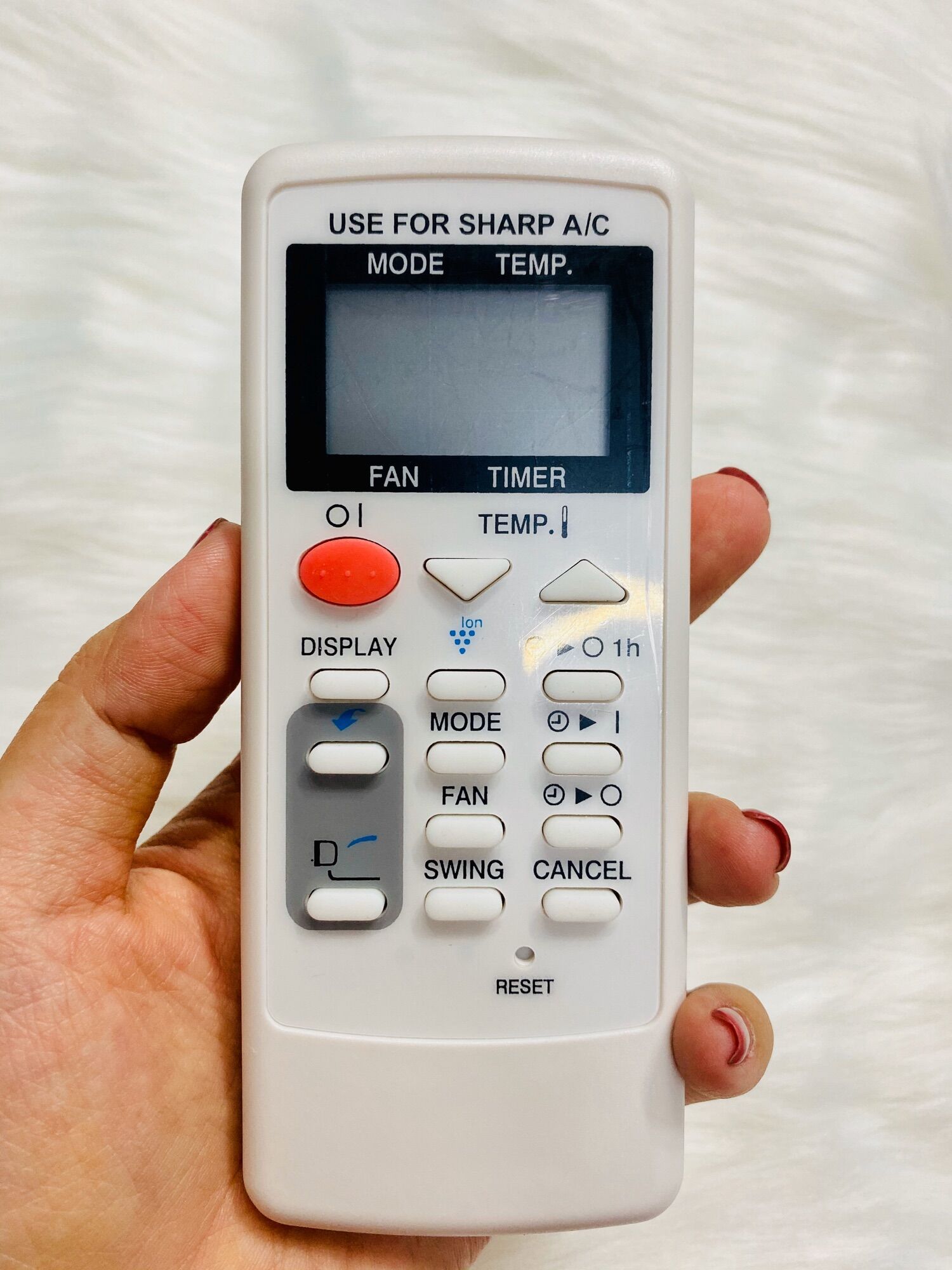 REMOTE ĐIỀU KHIỂN MÁY LẠNH ĐIỀU HÒA SHARP ION MỚI