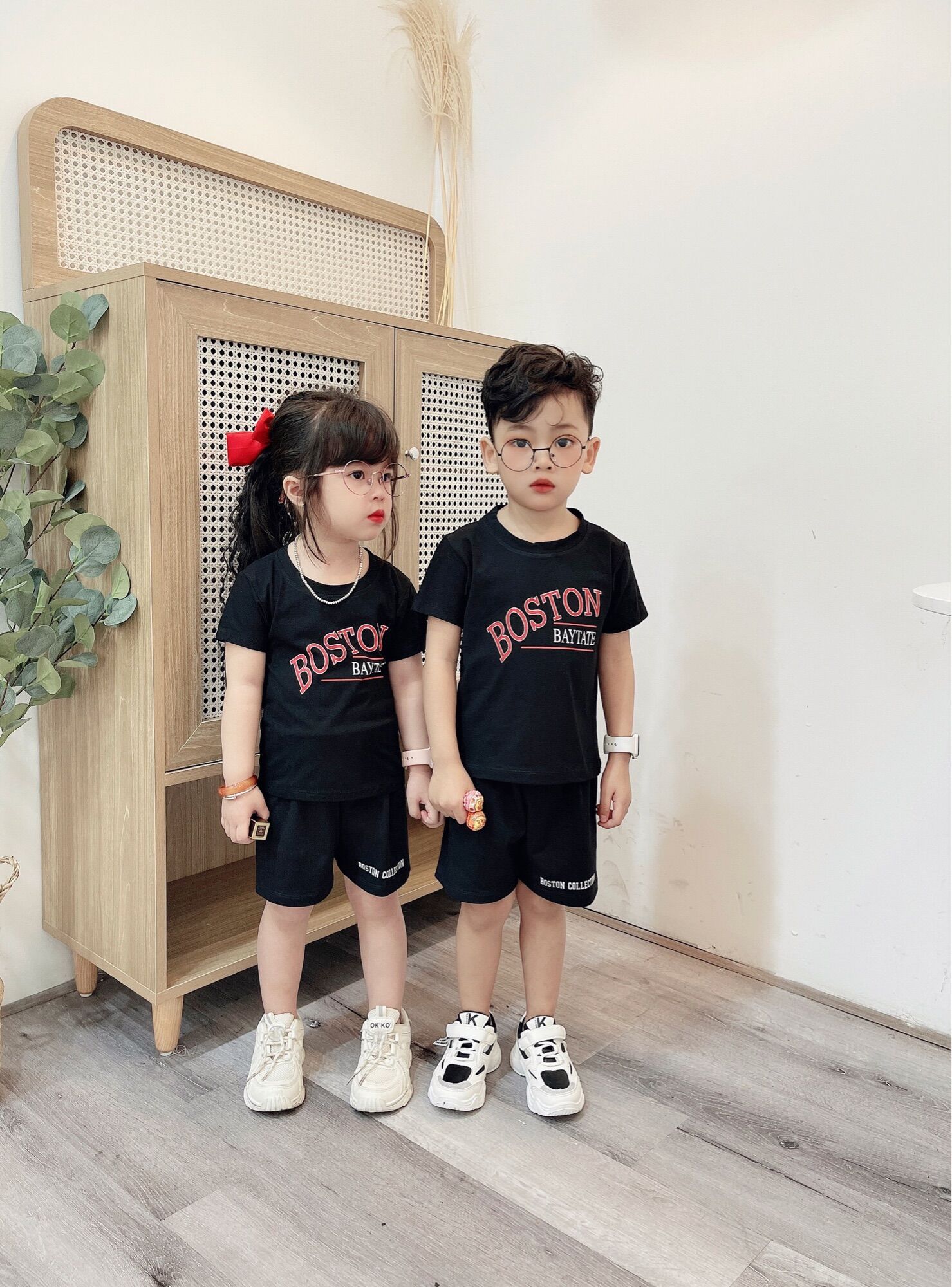 Bộ cotton boston loại 1