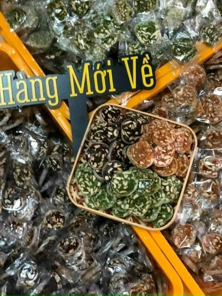 Kẹo chuối cuộn dừa non mix 3 vị 500g