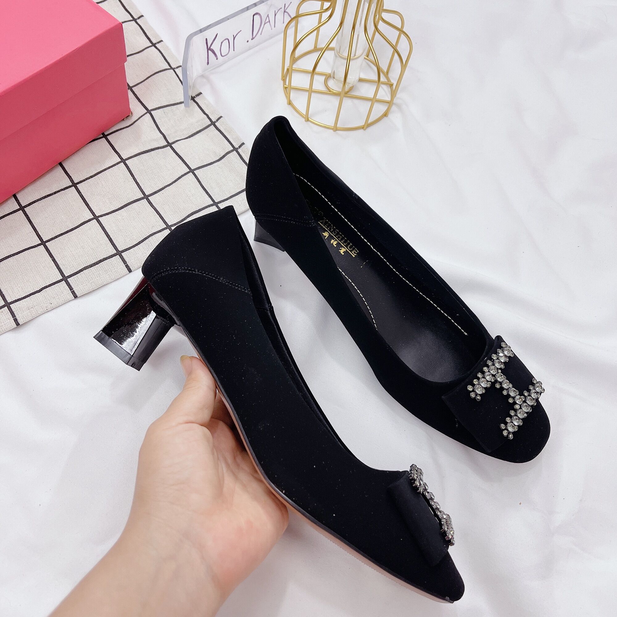 GIẦY BÚP BÊ ĐẾ CAO 5cm
