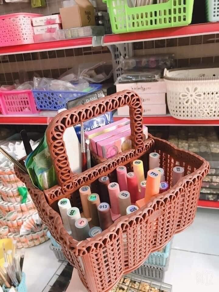 Giỏ đựng đồ nail, mỹ phẩm, cọ