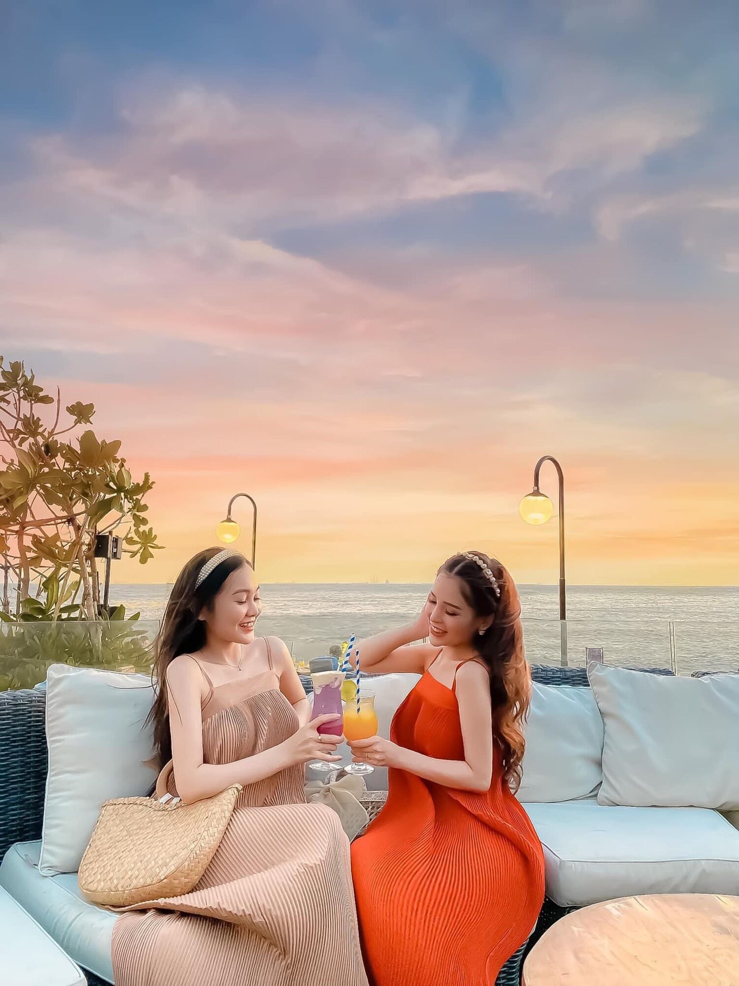 [HCM]váy nữ 2dây dập ly thắt nơ lưng dáng xuông
