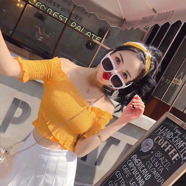 ÁO NHÚN THUN ĐẮP CHÉO