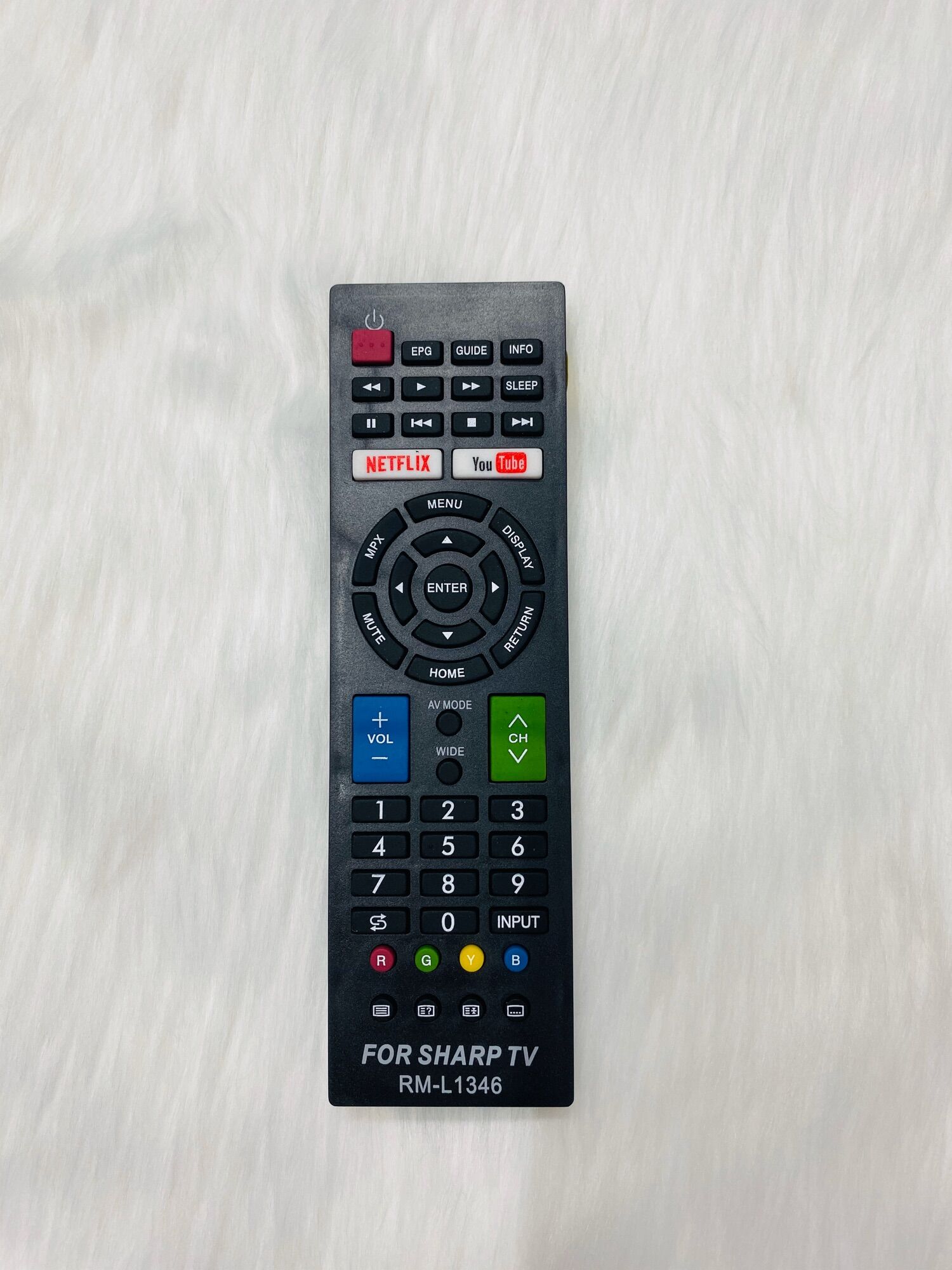 Remote điều khiển tivi sharp smart rm- l1346