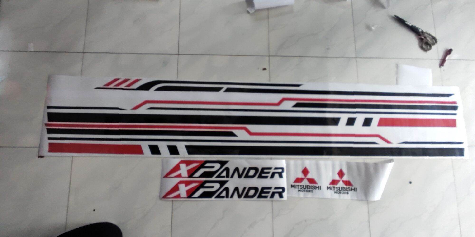 tem dán hông xe xpander thể thao ms006