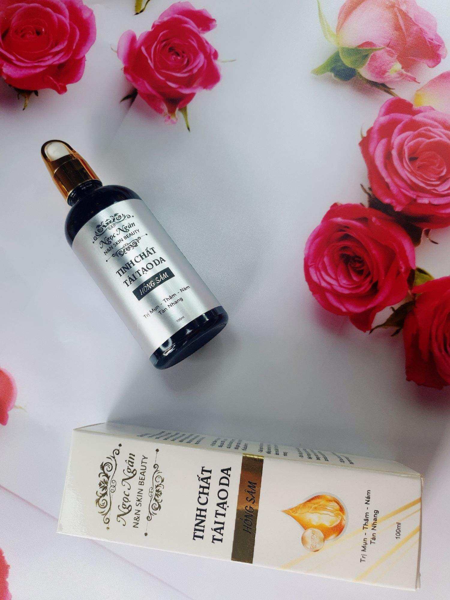 TINH CHẤT TÁI TẠO DA CAO CẤP HỒNG SÂM & LINH CHI ( chính hãng 100%)