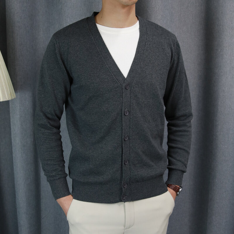 >> BÁO GIÁ ÁO KHOÁC CARDIGAN NAM MẪU MỚI | Shopee Lazada Sendo Tiki mới nhất 170 2021 Mẫu Mới Mùa Thu Áo Dệt May Đồ Nam Phiên Bản Hàn Quốc Thịnh Hành Cá Tính Nam Tính Công Sở Thông Dụng Cổ Chữ V Áo Khoác Áo Khoác Nam