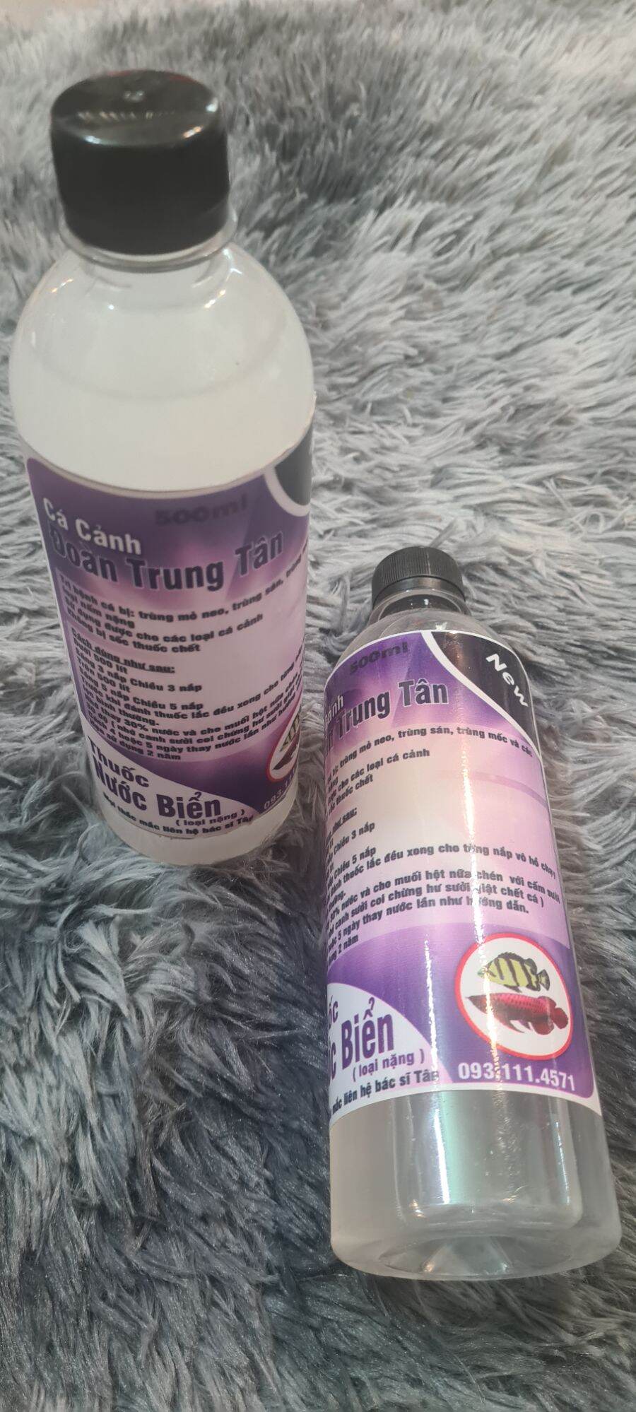 [HCM]Combo 2 chế phẩm nước biển cho cá cảnh cá rồng