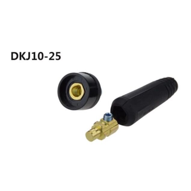 Bộ giắc nối nhanh máy hàn đực - cái 10-25 như ảnh