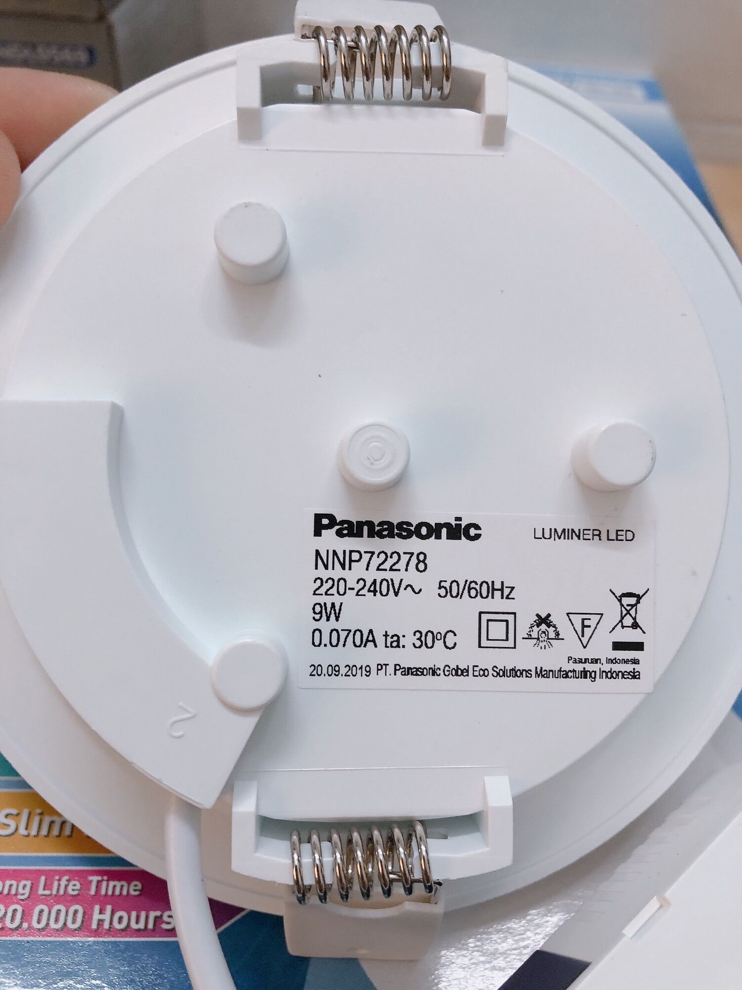 đèn led âm Trần 9w NNP72278 panasonic