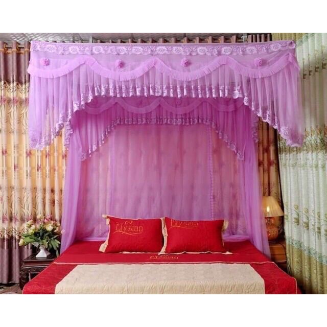 Trọn bộ màn + khung inox ngang kích thước 1,6m*2m