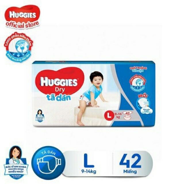 Tả dán huggies l42