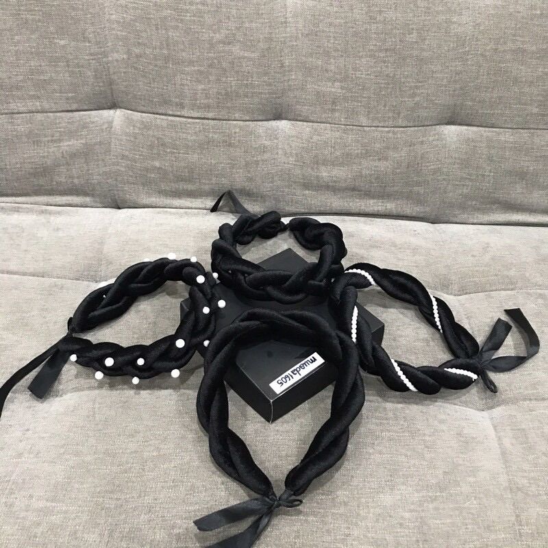 Mấn nhung đen. Vấn nhung đen các mẫu. Mấn đội đầu. Mấn áo dài