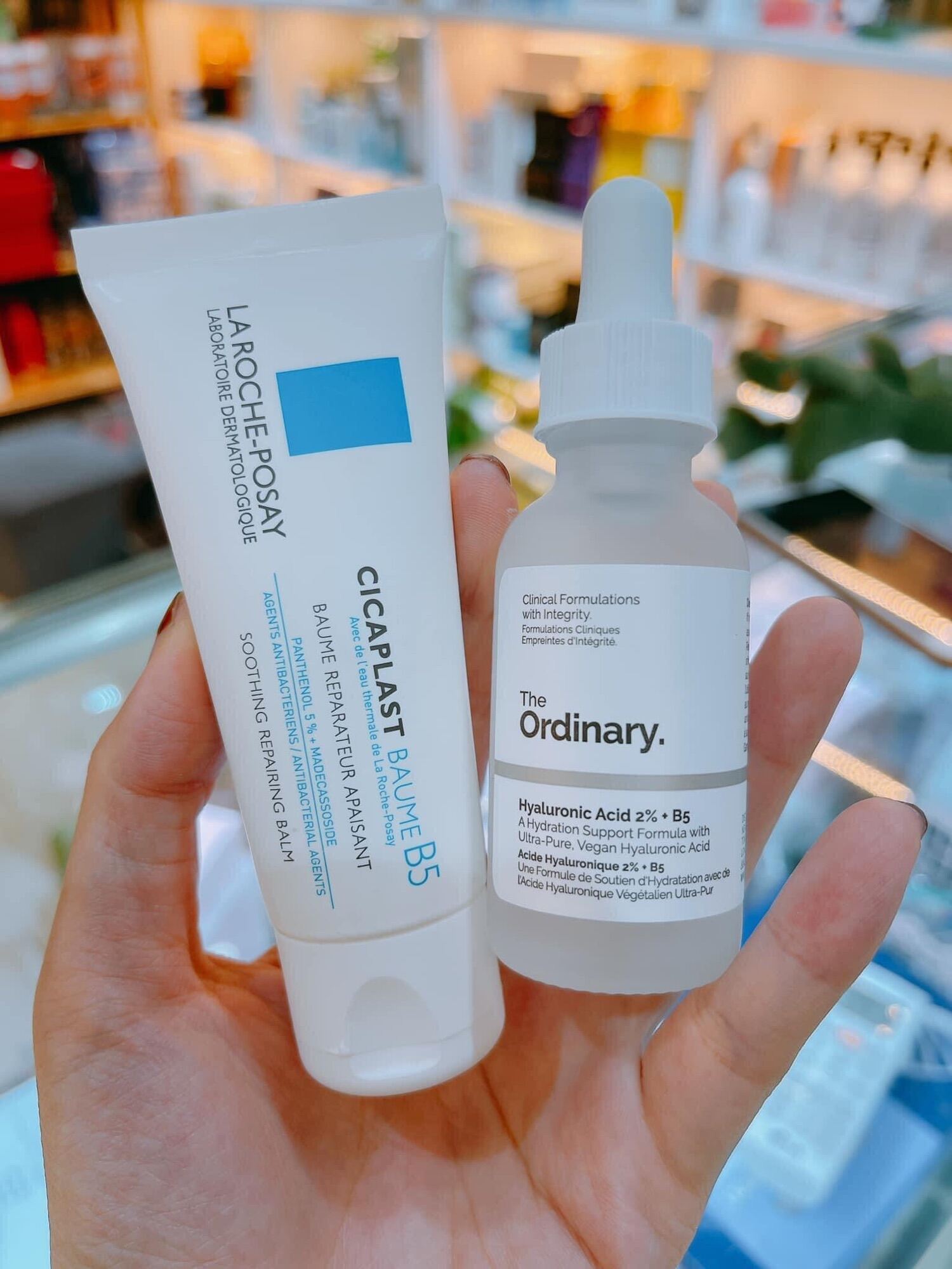 Combo Phục Hồi Da B5 { Kem B5 La Roche Posay 40Ml + Serum The Ordinary 30Ml