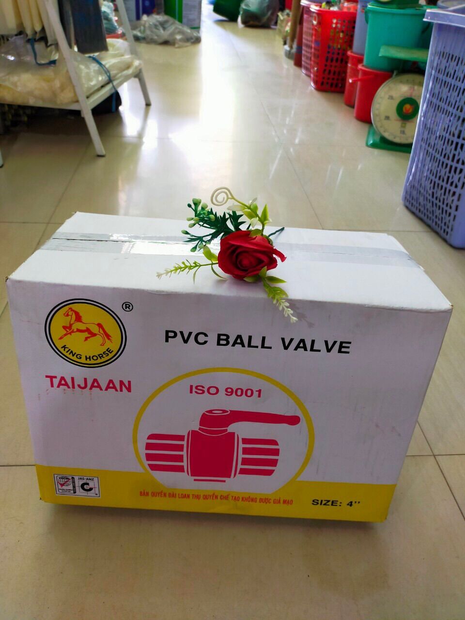 Van khoá mở nước phi 114.