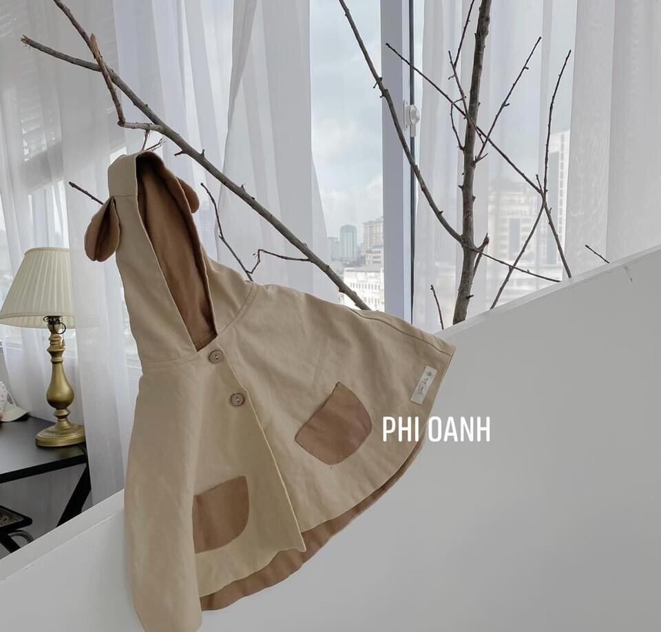 Áo choàng nắng 2 lớp cho bé