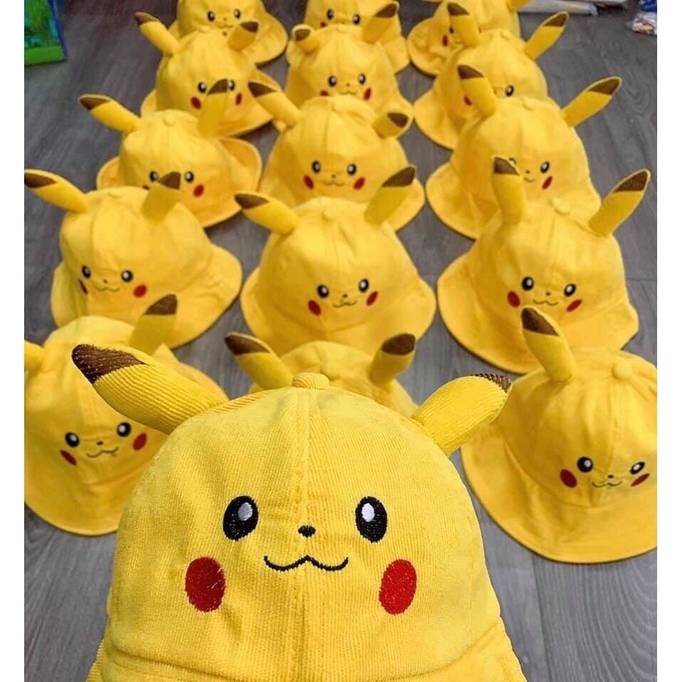 [HCM]Nón Vành Pikachu Cho Bé Siêu Cute 1T Đến 5T
