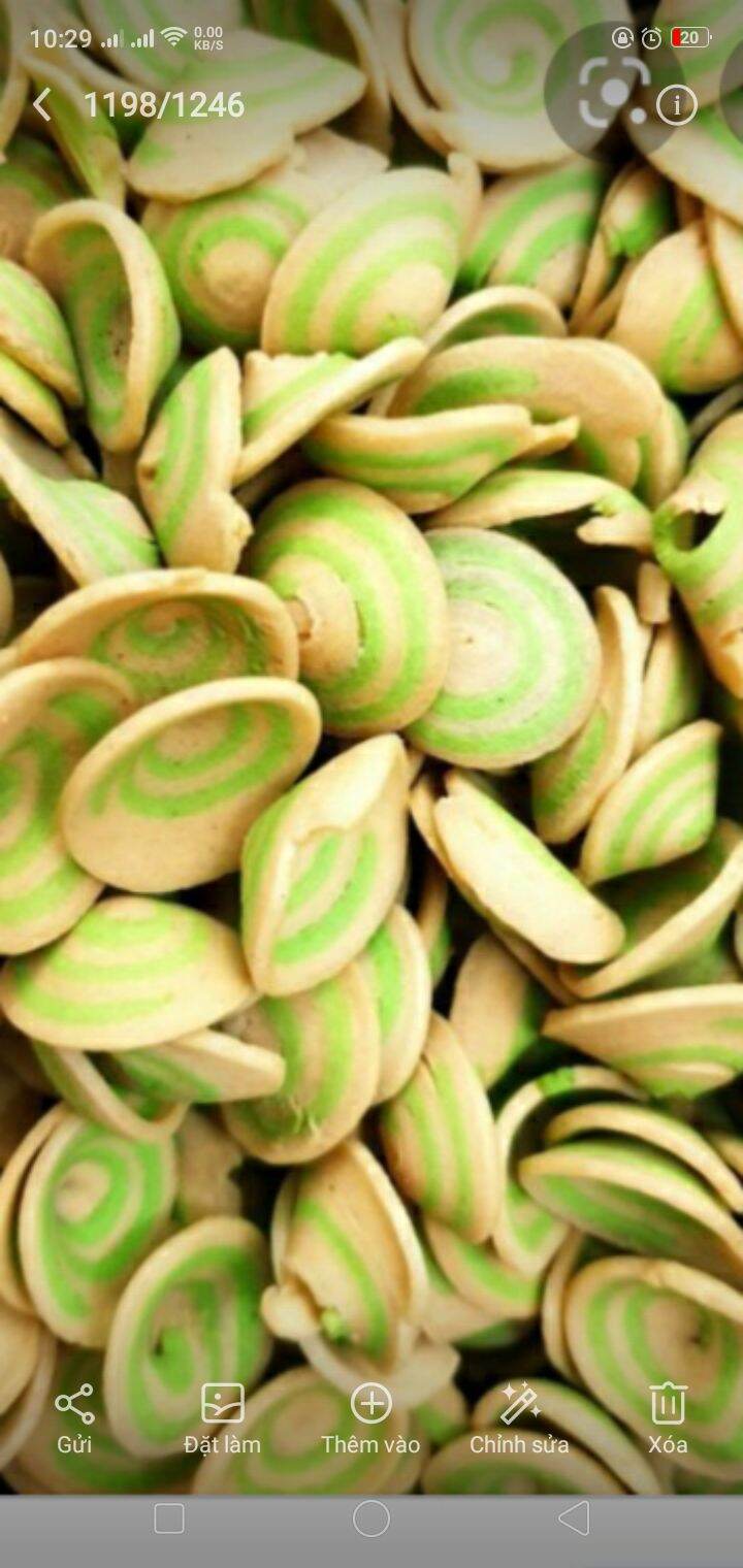 [HCM]Bánh tai heo . giòn tan thơm bơ và trứng gà.. làm thủ công tại nhà vị rất vừa ăn .55k/500g