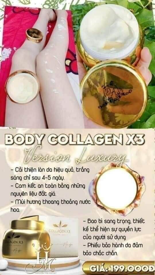 [HCM]kem body collagen X3 luxury 250g