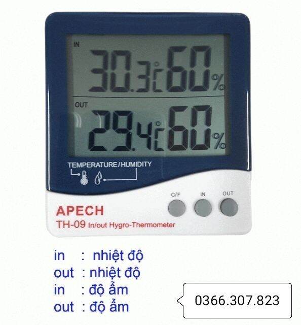 Máy đo nhiệt độ, độ ẩm môi trường APECH TH-09