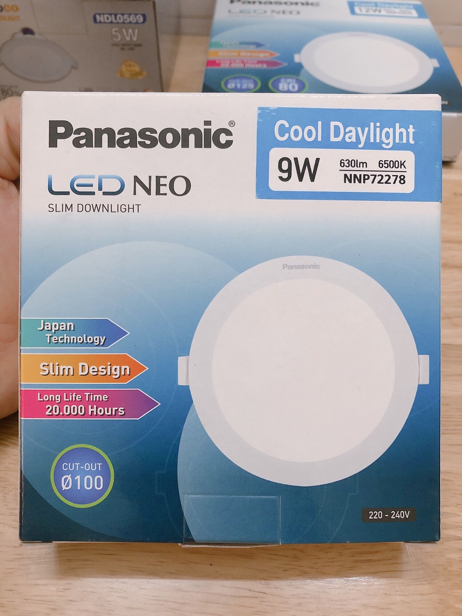 đèn led âm Trần 9w NNP72278 panasonic