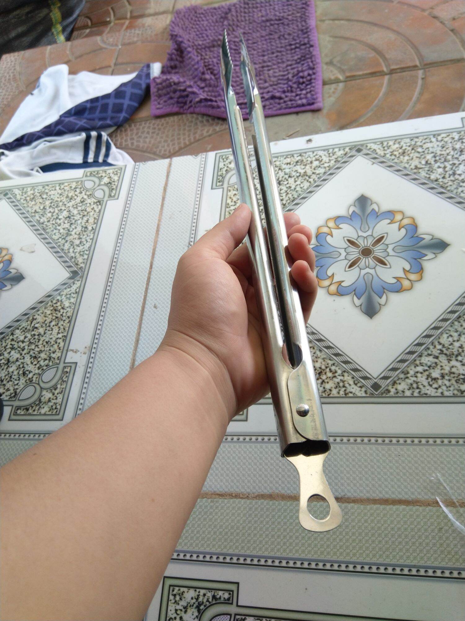 cây gấp đá cồ inox dài 36cm